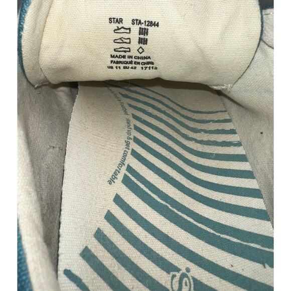 Taos Star Lace Up Sneaker in Turquoise - size 11 - Picture 8 of 8